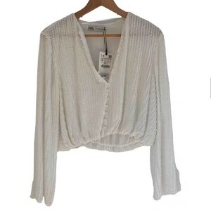 Pearl Beaded V Neck Bridal Blouse